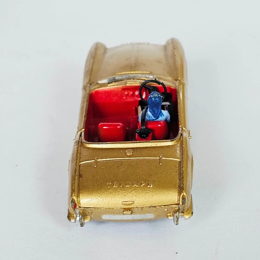 Vintage Corgi Toys Triumph Spitfire Gold Diecast Car 1:43 Scale Rare Collectible